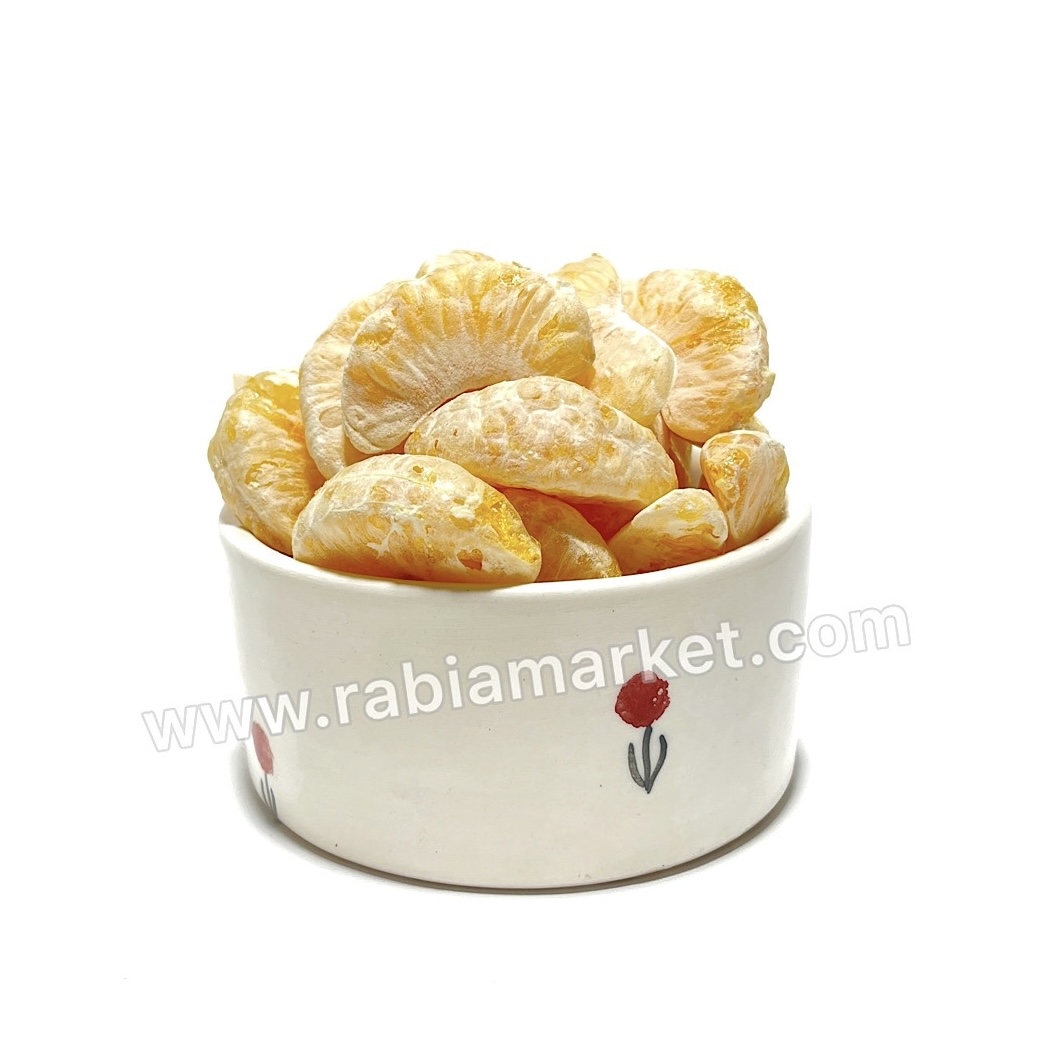 نارنگی خشک پفکی فریزدرایر