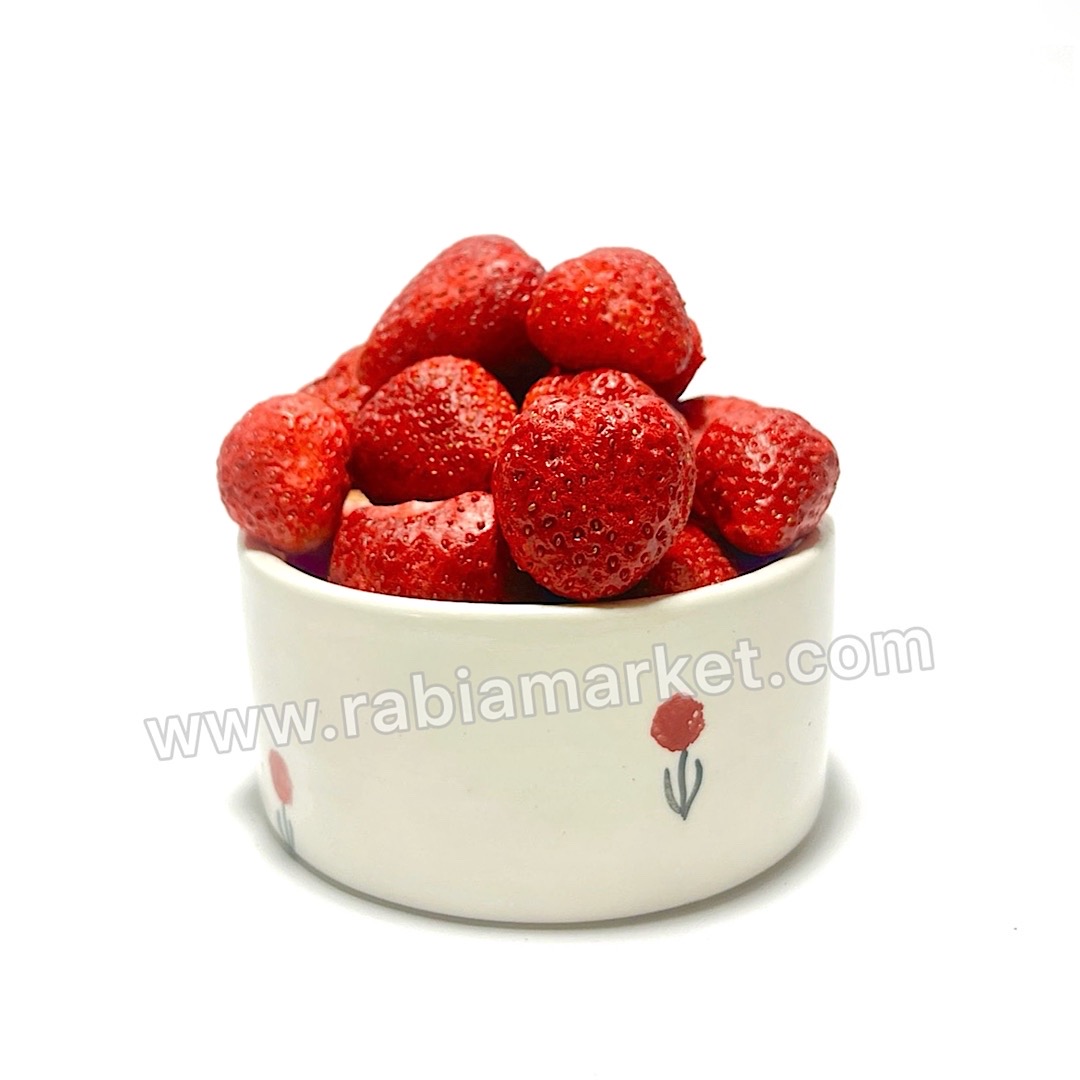 توت فرنگی خشک پفکی فریزدرایر